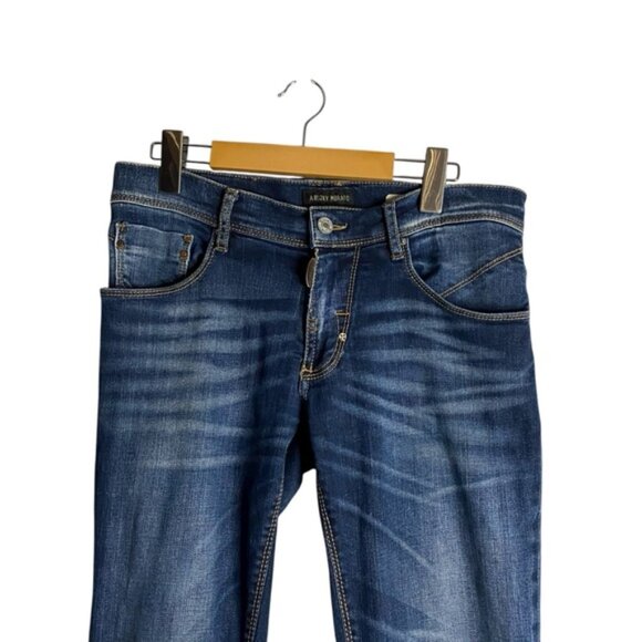 Anthony Morato Men's Dark Indigo Fredo Skinny Denim Jeans - Picture 2 of 10